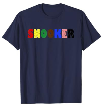 Snookerspieler Farben Snooker Kugeln Snooker T-Shirt