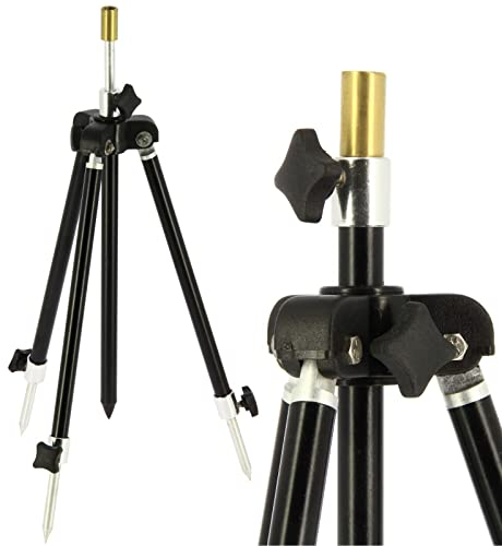 DNA Leisure 2x Fishing Tripod For Rod Rests Adjustable Legs & Banksticks Carp Coarse Tackle 26-44cm