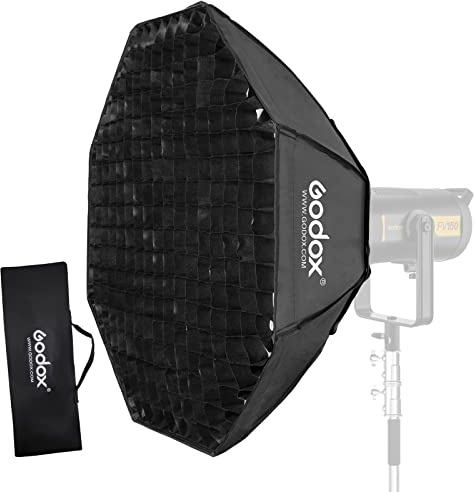 Godox Octagon Softbox 37 95cm Bowens Mount and Honeycomb Grid Softbox