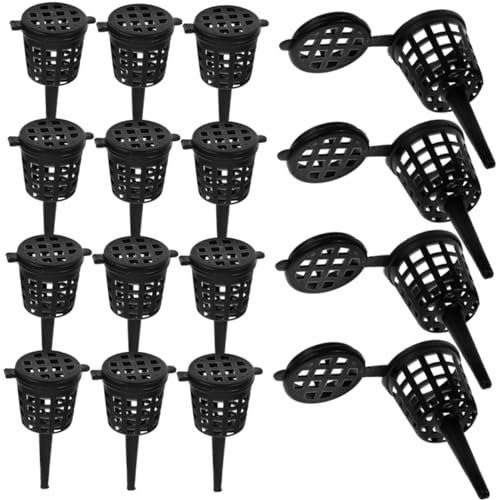 Yardwe Lot de 100 paniers d'engrais pour plantes contenant de fertilisation panier d'engrais pour engrais bonsaï plantes aquatiques en plastique