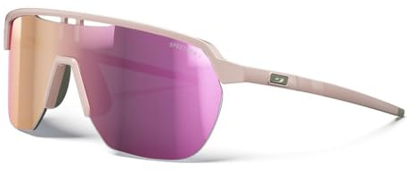 Julbo Frequency Performance Sunglasses - Pastel Pink/Green Frame - Brown w/Multilayer Pink Mirror Lens (Spectron 3)