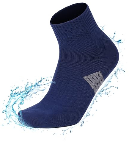 RANDY SUN Chaussettes en Hautes Imperméables pour Femmes Hommes Etanche Respirant Résistant au Froid,Sports de Plein air Nautiques vélo Randonnée Aviron Moto Chasse pêche ski,1 Paire