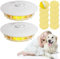 IXYHKB 2 PCS Flohfalle für Wohnung,LED Flohlichtfalle, Falle für Flöhe mit 10 Sticker, Flohfallen Floh Läuse Testsieger Flohlampenfallen für Wohnzimmer Schlafzimmer Kinderzimmer Küche