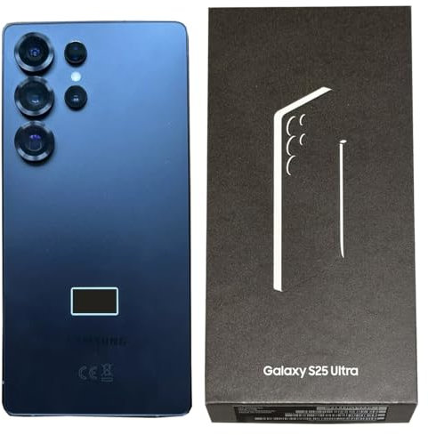Samsung Galaxy ​S25 Ultra 5G (2025) ​512GB ​Storage​ + 12GB RAM SM-S938B ​Qualcomm Snapdragon 8 Elite SIM Free Factory Unlocked​ Android 15 Mobile Phone Smartphone (Titanium Black)