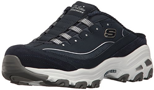 Skechers Femme Bright Sky Baskets Tendance, Bleu Marine/Blanc, 37.5 EU