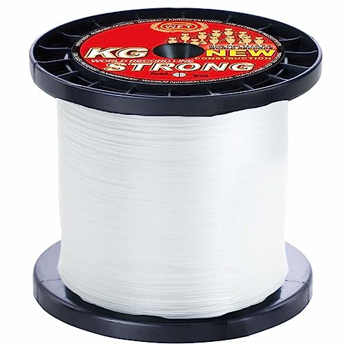 WFT 0,32mm 51kg Strong Trans - 1000m geflochtene Angelschnur, Schnur zum Raubfischangeln, Geflechtschnur
