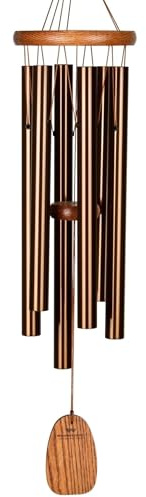 Woodstock Wind Chimes Amazing Grace Chime Medium (24'') Bronze Wind Chime Inspirational and Memorial Gifts Wind Chimes for Outside Patio Home or Garden Decor