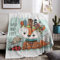 LLTTEER Fuchs Kuscheldecke für Kinder, Flanell Decke,Kinderdecke 3D Fuchs Muster Flauschige Plüsch Decke,Wohndecke Fleecedecke TV Decken für Bett Sofa (Fox 01, 150 x 200 cm)