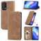 Cracedily Funda para OPPO Find X3 Lite 5G Case, Carcasa Protectora Antigolpes Case, Soporte Plegable, Ranura para Tarjeta, Cover Cuero PU Carcasa OPPO Find X3 Lite, Marrón