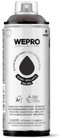 MTN WEPRO Water Based Brillante RAL 7016 Gris Apolo, Spray 400ml