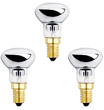 Akynite Lava Lampadine R39 25W E14 Dimmerabile per Lavalamp, Luce Calda 2600K, 250LM, AC 220V, Lampadina Filamento R39 Faretto per Lampade a Lava, Lampada Vulcano, Lampada Bolle, set di 3
