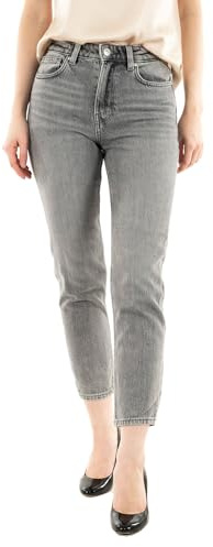 ONLY Damen Jeanshose Onlemily Hw STR ANK DNM Nas027 Noos, Medium Grey Denim, 32W / 32L