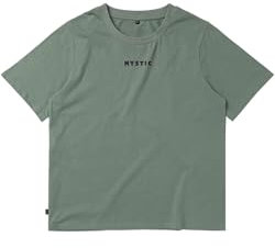 Mystic Wassersport – Surf KiteSurf & Windsurfen Damenmarke, saisonales T-Shirt – Frozen Green