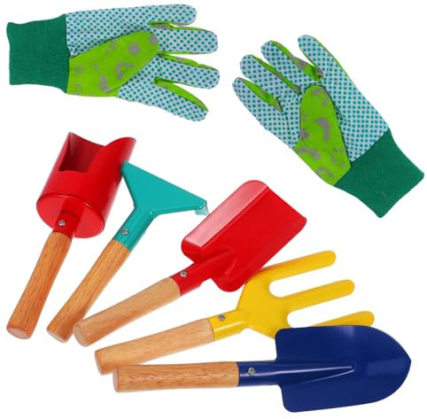 Happyyami Attrezzi Giardino Pala Rastrello Forca Trapiantatore Ferramenta Uso Duro Affidabile Robusto Struttura Movimentazione Terreni Compiti Giardinaggio Fiori Ortaggi