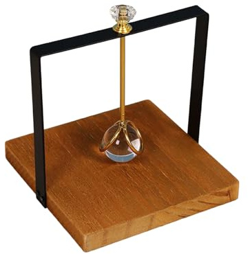 Servetträthållare för bord - metall central pappersviktstil trä cocktailhållare | elegant vindtät vertikal dispenser för, bar, cocktailbord