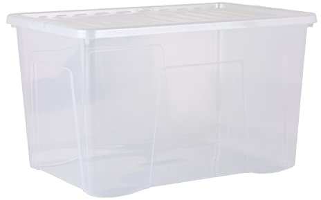 Wham Pack 4 Crystal 102L Box & Lid Clear