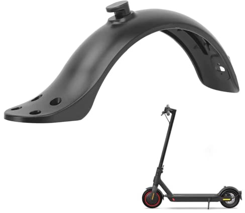 Tissting Garde-Boue Arrière pour Scooter Électrique, Support de Protection Résistant aux Éclaboussures avec 4 Trous en ABS Léger pour Trottinette Électrique Accessoire de Remplacement