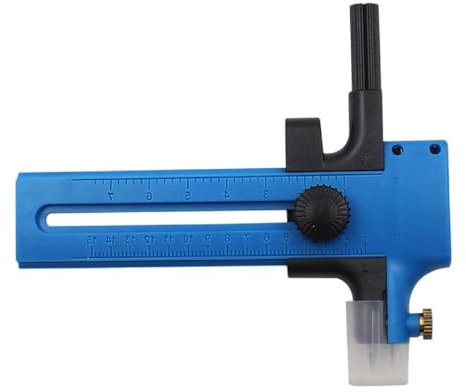 Coupe-cercle Boussole Coupe-papier Circulaire Réglable Massicot Rotatif Pour Enfants Scrapbooking Fabrication Cartes Décoration Coupe-boussole Pour Couper Des Cercles Couteau Coupe-boussole