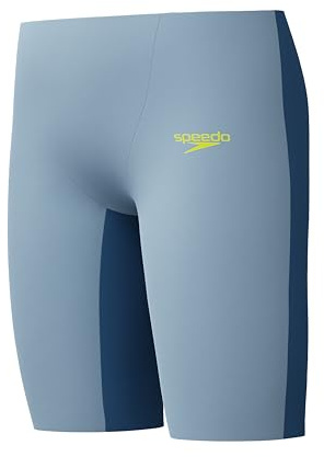 Speedo Boys Fastskin Junior Endurance+ Max High Waisted Jammer Swim Trunks Swimmers Blue Size 9-10 Years