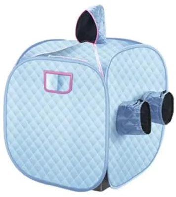 Sauna a vapore, Tenda Pieghevole Portatile Per Sauna A Vapore Con A, Per Dimagrire Tutto Il Corpo Per Una O Due Persone,per la casa(Two-person-Blue)