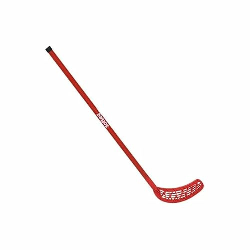 Softee Stick Hockey/Floorball Mango Redondo - 95 cm, Color Rojo