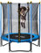 Kinder-Trampolin 140 Plus - Blau - Trampolin für Jungen und Mädchen mit Sicherheitsnetz ideal für den Innen- und Außenbereich
