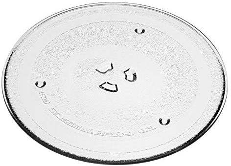 vhbw Glas Mikrowellen-Teller kompatibel mit Samsung MW73B-S MW73B-S/XEO, MW73BR MW73BR/BWT, MW73BR-X MW73BR-X/BWT Mikrowelle