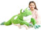 IKASA Groß Frosch Kuscheltier Riesen Stofftier,78cm Gross Plüschtier Riesige Plüsch Spielzeug Flauschige Weich Jumbo Plüschtiere,Geschenk für Kinder