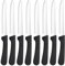 Rdddhur Cuchillos de Mesa, 8 Piezas Cuchillos Carne Mesa, Juego de Cuchillos Bistec,Cuchillos de Desayuno con Filo Dentado, cuchillos sierra cuchillo carne sierra cuchillos chuleteros