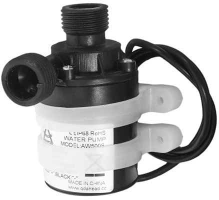 Mikro-wasserpumpe Brunnenpumpe Wasserpumpe Für Fischbecken Wasser Booster Pumpe Tauchteichpumpe Wasserdruckerhöhungspumpe Tauchpumpe Kleine Sumpfpumpe Kannenpumpe Black Plastik BESPORTBLE