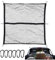 Rete di carico per camion, rete per bagagli altamente elastica per letto pick-up, semplice organizer a rete estensibile, adatta per grandi SUV, furgoni, autobus, 1,2 x 1,2 m, estensibile fino a 2,4 m