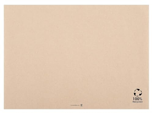 Pack 500 de Mantelines de Papel Reciclado 31x43 cm – Sanjoma Chemical Solutions - Biodegradables, Color Natural – Apto para Contacto Alimentario