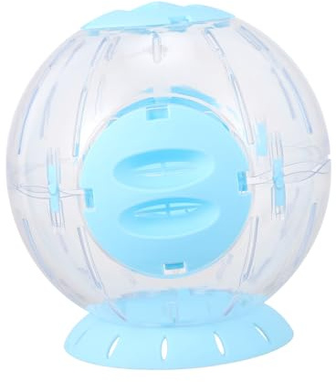 ibasenice Rueda de Bola para Hámster Juguete Transparente para Correr y Hacer Ejercicio Pelota Rueda para Actividad de Mascotas