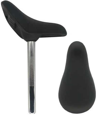 Barncykelsadel - Mjukt PU-lädersäte, integrerad sadelstolpe | Childrens Bicycle Replacement, Comfortable Mountain Riding Cushion | Vattentät Cykeltillbehör för pojkar, flickor, Balance Trike del
