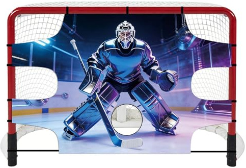 Måltavlor för hockeymål, studsmatta | reservhockeynätet, för pojkar tonåringar vuxna sport inomhus golv utomhus bakgård trädgård gym träning