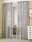 WOLTU Gardinen transparent mit Kräuselband 2er Set Vorhänge Leinenoptik Halbtransparent Voile Leinenvorhang Stores Fensterschal Dekoschal für Wohnzimmer Kinderzimmer Schlafzimmer, 140x175cm Hellgrau