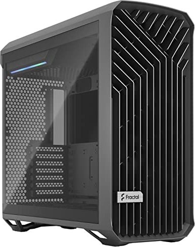 Fractal Design Torrent Gray E-ATX Tempered Glass Window High-Airflow Mid Tower Computer Case
