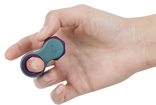 Yogi Jouet Fidget Spinners Fidget pour Adultes Articles de soulagement de l'anxiété Parfaits pour Le ADHD Le ADD et l'Autisme pour Les Enfants avec Cinq Tailles d'anneau (Conception Aurora)