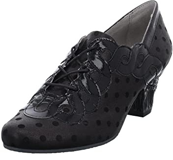 Simen Damen Pumps Schuhe Schnürpumps Lederkombination Elegant Klassisch Uni Damen Schuhe
