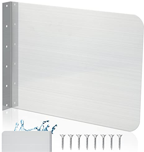Amylove 15 x 12 Inch Stainless Steel Splash Guard