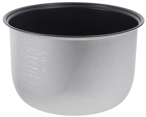PartyKindom Non-Stick Inner Cooking Pot - 5 Litre Household Rice Cooker Insert Ceramic Pot Replacement Rice Cooking Container for Universal Electric Rice Maker Inner Pot