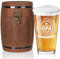 LIGHTEN LIFE Opa-Geschenke,Opa-Bierglas in Fassbox, Hochwertige Opa-Geburtstagsgeschenke-480 ml