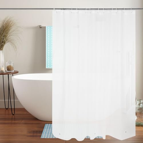 wenrescry Tenda Doccia 180x180 cm Impermeabile Antimuffa, Tessuto PEVA Asciugatura Rapida, Lavabile con 12 Ganci per Vasca e Bagno, Protezione Antibatterica