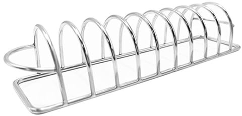 Porta Costine - Supporto per Costine Extra Lungo in Acciaio Inossidabile | Sicuro per Lavastoviglie Antiaderente per Friggitrice ad Aria Barbecue Campeggio Picnic e Giardino