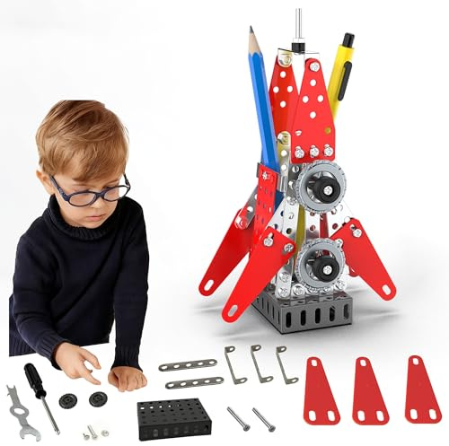 Jixin Xyzhi Metal Model Rocket Kit STEM Projects Build Your own kit per ragazzi e ragazze a partire dai 6 anni fino ad adulti giocattolo educativo con divertenti regali di compleanno e festa