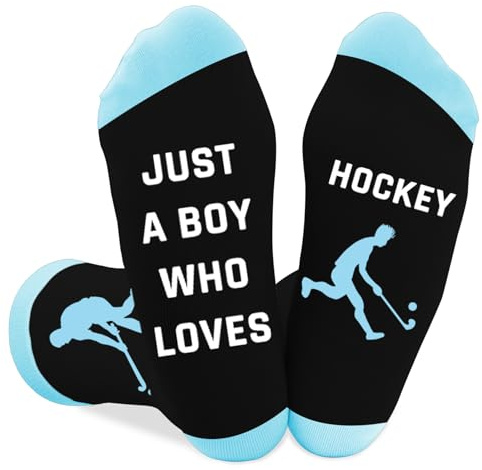 Coopyin Hockey Gifts for Men and Boys Funny Novelty Socks Accessories for Hockey Lovers, Fan, Teammate, Players Presents Christmas Birthday Stocking Stuffers Fathers Day Graduation Gift Ideas