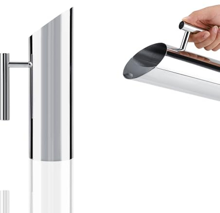 Rankomu Jarra de agua de acero inoxidable de 1,5 l con tapón de hielo, jarra para bebidas frías, té, zumo, elegante jarra para servir para el hogar, hotel, bar