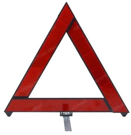 Reflex varningstriangel Triangelreflektorskylt Vikbar haveri Varningstriangel Röd Reflekterande Road Safety Car Tripod