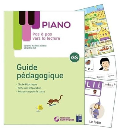 Piano GS - Pas à pas vers la lecture - Guide pédagogique et matériel collectif
