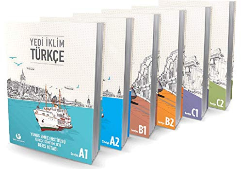 Yedi İklim Set A1 A2 B1 B2 C1 C2 Turkisk Kurs Och Arbetsbok För Utlänningar Lärobok